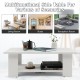 Large 36-inch wooden coffee table with two-tier storage shelf, ideal for living rooms and versatile settings.